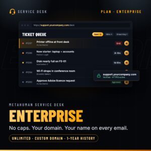 Metahuman Service Desk Enterprise License